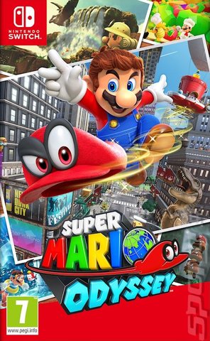 Super Mario Odyssey - Switch Cover & Box Art