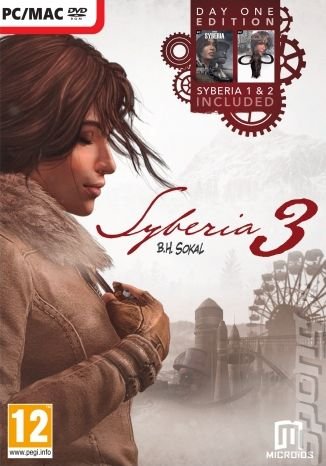 Syberia 3 - PC Cover & Box Art