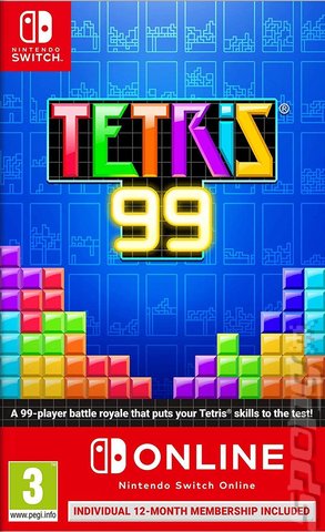 Tetris 99 - Switch Cover & Box Art