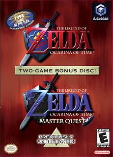 The Legend of Zelda: Ocarina of Time/Ocarina of Time Master Quest - GameCube Cover & Box Art