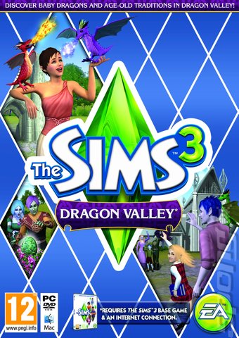 The Sims 3: Dragon Valley - PC Cover & Box Art