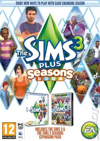 The Sims 3 Plus Seasons - PC Cover & Box Art