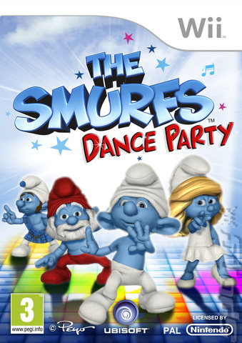 The Smurfs Dance Party - Wii Cover & Box Art