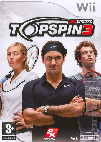 Top Spin 3 - Wii Cover & Box Art