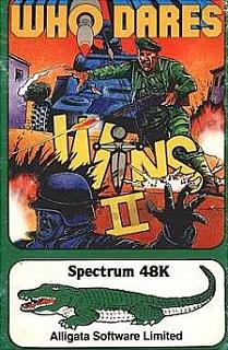 Who Dares Wins II - Spectrum 48K Cover & Box Art