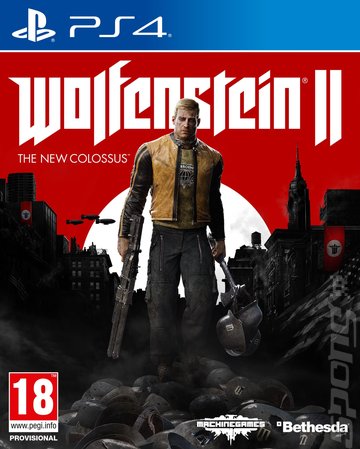 Wolfenstein II: The New Colossus - PS4 Cover & Box Art