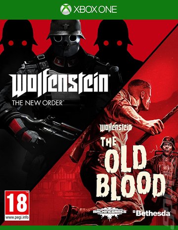 Wolfenstein: The New Order and Wolfenstein: The Old Blood Double Pack - Xbox One Cover & Box Art