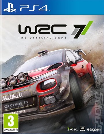 WRC 7: The Official Game - PS4 Cover & Box Art