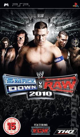 WWE SmackDown vs RAW 2010 - PSP Cover & Box Art