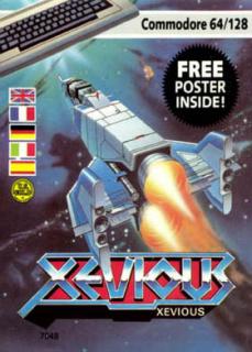 Xevious - C64 Cover & Box Art