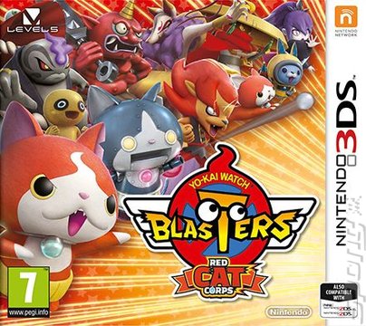 YO-KAI Watch Blasters: Red Cat Corps - 3DS/2DS Cover & Box Art