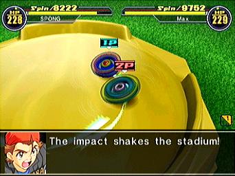 Beyblade VForce: Super Tournament Battle - GameCube Screen