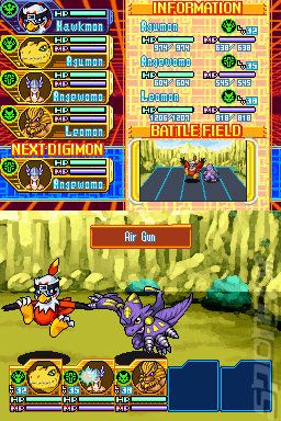 Digimon World: Dawn - DS/DSi Screen