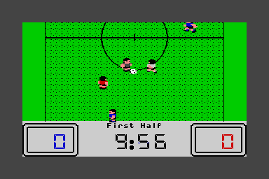 Five-a-Side Footy - C64 Screen
