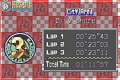 Gadget Racers - GBA Screen