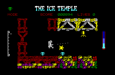 Ice Temple, The - C64 Screen