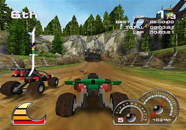Lego Drome Racers - GameCube Screen