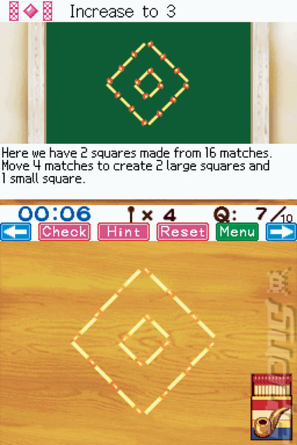 Matchstick Puzzle by DS - DS/DSi Screen