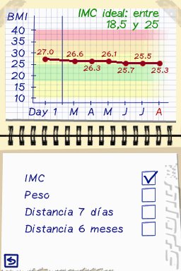 My Health Coach: Manage Your Weight - DS/DSi Screen