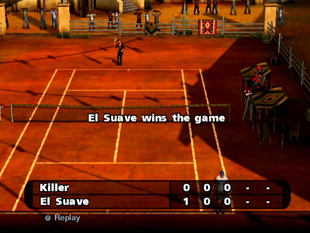 Outlaw Tennis - Xbox Screen