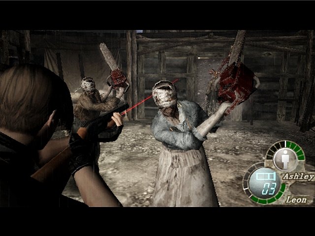 Resident Evil 4 - PS2 Screen
