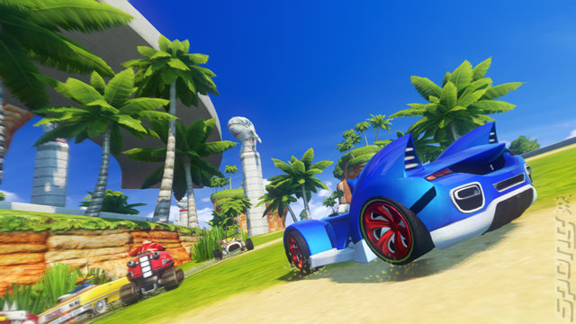 Sonic & All-Stars Racing Transformed - Wii U Screen