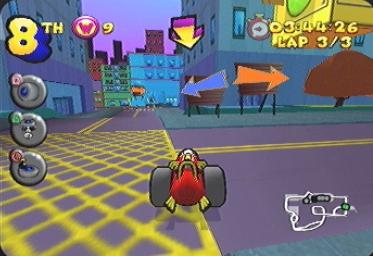 Wacky Races - PS2 Screen