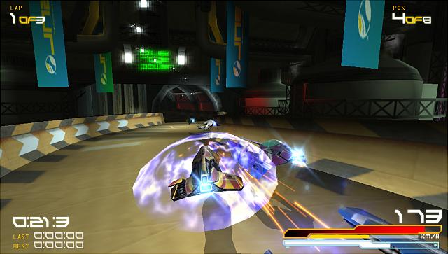 wipEout Pure - PSP Screen