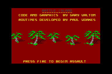 Battle Island - C64 Screen