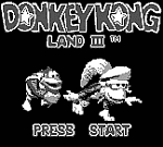 Donkey Kong Land 3 - Game Boy Screen