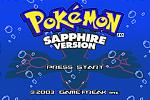 Pokemon Sapphire - GBA Screen