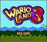 Wario Land 3 - Game Boy Color Screen