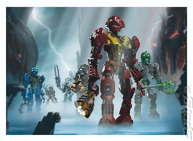 Bionicle Heroes - GBA Artwork