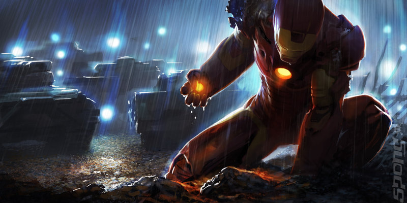 Iron Man: The Video Game - PS2 Artwork