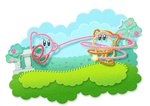 Kirby's Epic Yarn - Wii Artwork