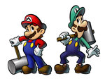Mario & Luigi: Bowser's Inside Story - DS/DSi Artwork