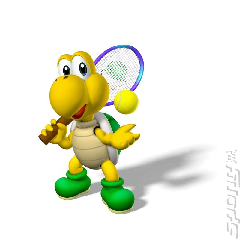 Mario Power Tennis - Wii Artwork