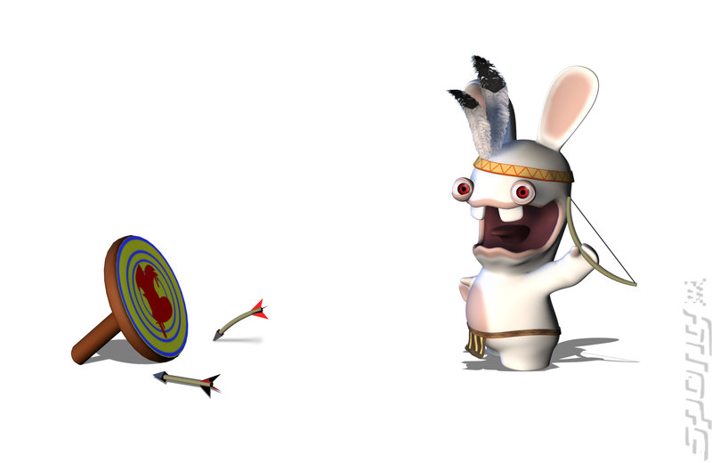 Rayman Raving Rabbids - Wii Artwork