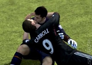 Liverpool's Andy Carroll Finally Scores... Romantically