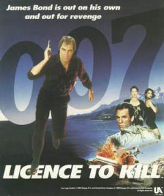 007: Licence to Kill - C64 Cover & Box Art