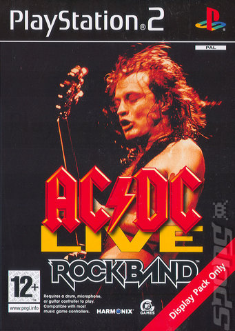 AC/DC Live: Rock Band - PS2 Cover & Box Art