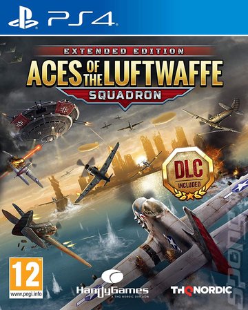 Aces of the Luftwaffe Squadron: Extended Edition - PS4 Cover & Box Art