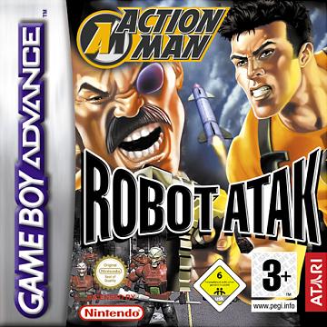 Action Man Robot Atak - GBA Cover & Box Art