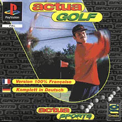 Actua Golf - PlayStation Cover & Box Art