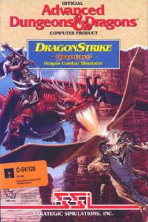 Advanced Dungeons and Dragons: Dragon Strike - C64 Cover & Box Art