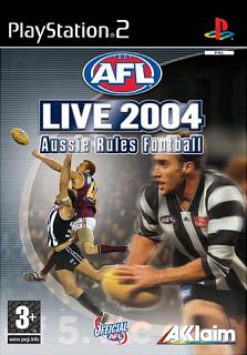 AFL Live 2004 - PS2 Cover & Box Art