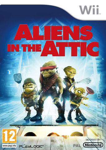 Aliens in the Attic - Wii Cover & Box Art