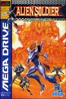 Alien Soldier - Sega Megadrive Cover & Box Art