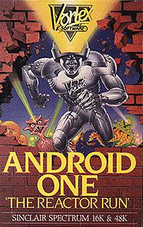Android One: The Reactor Run - Amstrad CPC Cover & Box Art