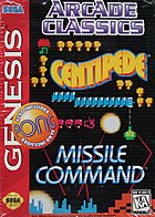 Arcade Classics: Centipede/Missile Command/Pong - Sega Megadrive Cover & Box Art